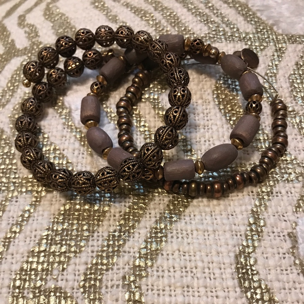 Set of 3 Alex and Ani bangles